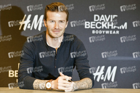 David Beckham bei H&M, Berlin