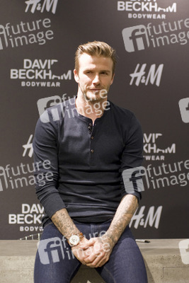David Beckham bei H&M, Berlin