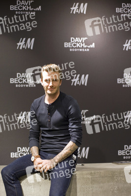 David Beckham bei H&M, Berlin