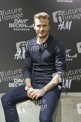 David Beckham bei H&M, Berlin