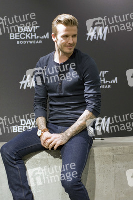 David Beckham bei H&M, Berlin