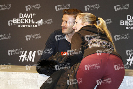 David Beckham bei H&M, Berlin
