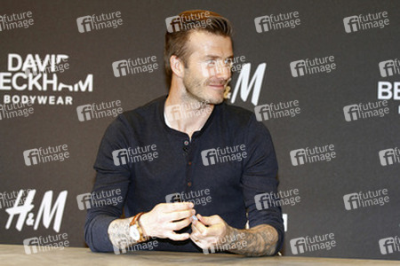 David Beckham bei H&M, Berlin