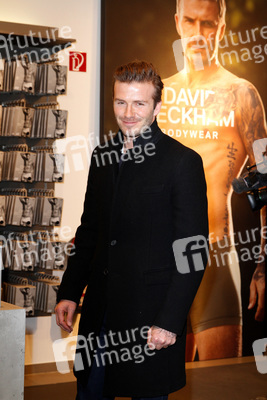 David Beckham bei H&M, Berlin
