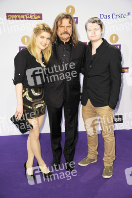 Leslie Mandoki mit Tochter Lara und Sohn Gabor