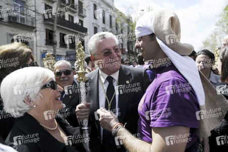 Francisco Rivera Ordonez bei den Heilige Woche Prozssionen, Sevilla