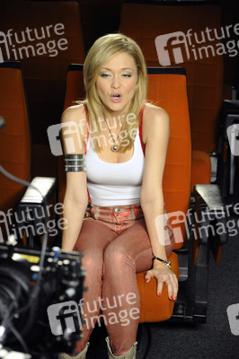 Linda Hesse beim Videodreh im Filmpark Babelsberg, Potsdam