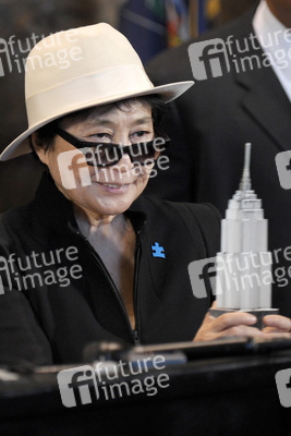 Yoko Ono Celebrates 'World Autism Awareness Day' At The Empire State Building