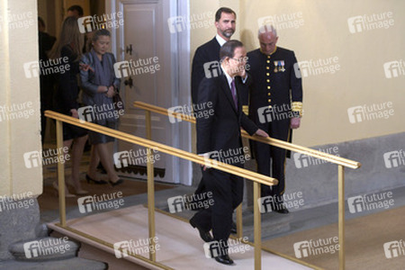 Letizia von Spanien, Yoo Soon-taek, Ban Ki-Moon, Felipe von Spanien