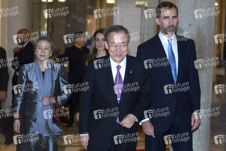 Yoo Soon-taek, Ban Ki-moon, Felipe von Spanien