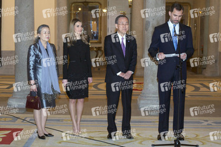 Yoo Soon-taek, Letizia von Spanien, Ban Ki-moon, Felipe von Spanien