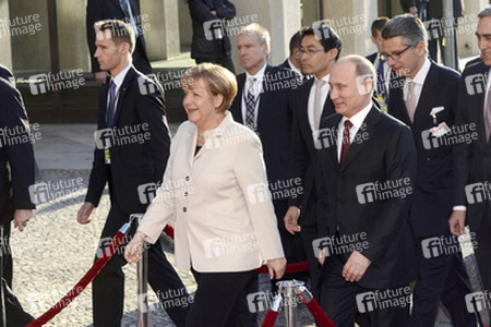 Angela Merkel, Philipp Rösler, Wladimir Putin