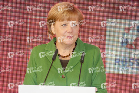 Messerundgang von Kanzlerin Merkel und Präsident Putin, Hannover