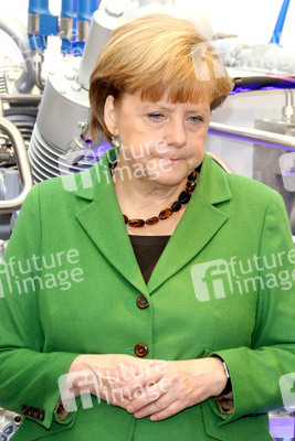 Messerundgang von Kanzlerin Merkel und Präsident Putin, Hannover