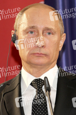 Messerundgang von Kanzlerin Merkel und Präsident Putin, Hannover