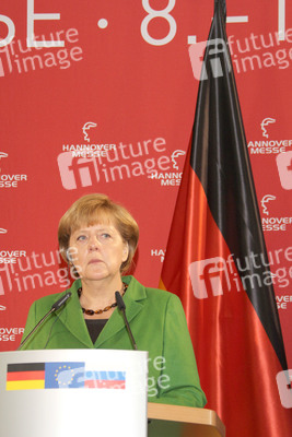 Messerundgang von Kanzlerin Merkel und Präsident Putin, Hannover
