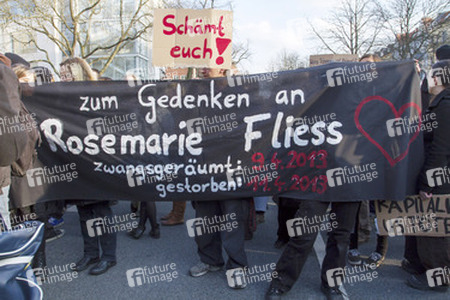 Trauerkundgebung für Rosemarie F., Berlin