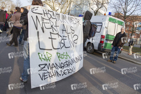 Trauerkundgebung für Rosemarie F., Berlin