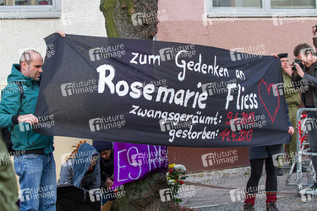 Trauerkundgebung für Rosemarie F., Berlin