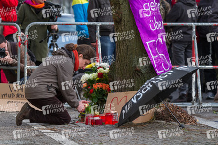 Trauerkundgebung für Rosemarie F., Berlin