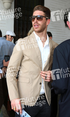 Sergio Ramos besucht Stierkampf, Sevilla