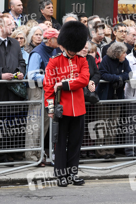Margaret Thatcher Trauerzug, London