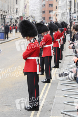Margaret Thatcher Trauerzug, London