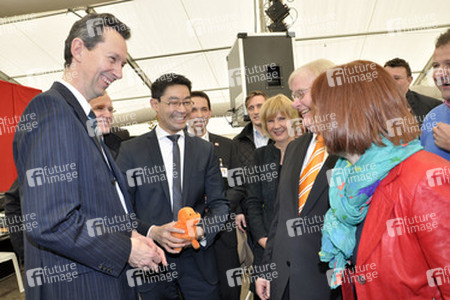 Philipp Rösler auf der Wirtschaftsmesse Robby, Mariensee