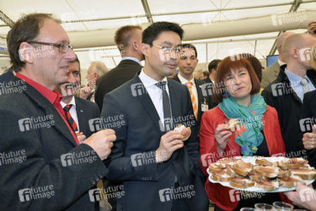 Philipp Rösler auf der Wirtschaftsmesse Robby, Mariensee