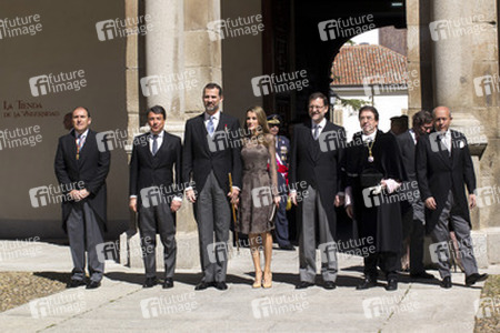 Ignacio González, Felipe von Spanien, Letizia von Spanien, Mariano Rajoy und Gäste