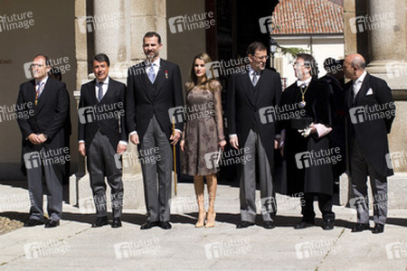 Ignacio González, Felipe von Spanien, Letizia von Spanien, Mariano Rajoy und Gäste