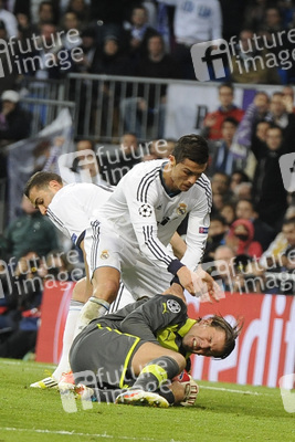 Champions League Spiel Real Madrid gegen Borussia Dortmund, Madrid