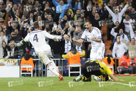 Champions League Spiel Real Madrid gegen Borussia Dortmund, Madrid