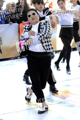Psy in der 'Today Show', New York