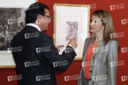 Prinzessin Letizia besucht das Museo del Prado, Madrid