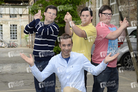 Kai Plaume mit Tom Auweiler, Ottavio Tarvormina und Sebastian Urbanski