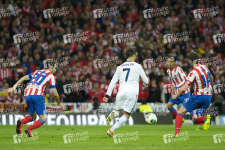 Real Madrid CF gegen Club Atlético de Madrid Pokalfinale, Madrid