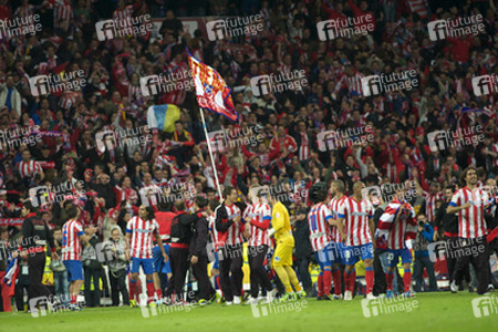Real Madrid CF gegen Club Atlético de Madrid Pokalfinale, Madrid