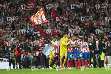 Real Madrid CF gegen Club Atlético de Madrid Pokalfinale, Madrid