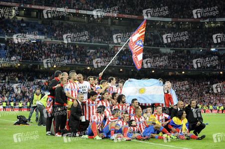 Real Madrid CF gegen Club Atlético de Madrid Pokalfinale, Madrid