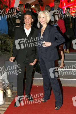 Katja Eichinger mit Freund Anthony James