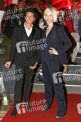 Katja Eichinger mit Freund Anthony James