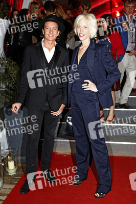 Katja Eichinger mit Freund Anthony James
