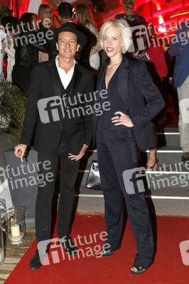 Katja Eichinger mit Freund Anthony James