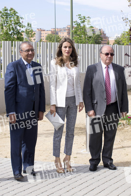Princess Letizia nescuht die Aprocor Stiftung, Madrid