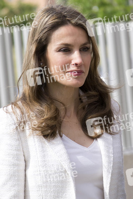 Princess Letizia nescuht die Aprocor Stiftung, Madrid