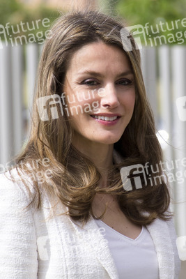 Princess Letizia nescuht die Aprocor Stiftung, Madrid