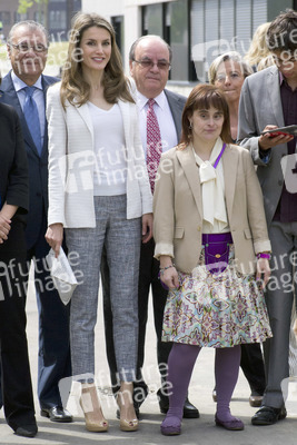 Princess Letizia nescuht die Aprocor Stiftung, Madrid