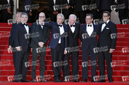 Greg Jacobs, Steven Soderbergh, Michael Douglas, Jerry Weintraub, Matt Damon, Richard LaGravenese