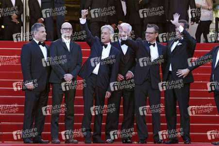 Greg Jacobs, Steven Soderbergh, Michael Douglas, Jerry Weintraub, Matt Damon, Richard LaGravenese